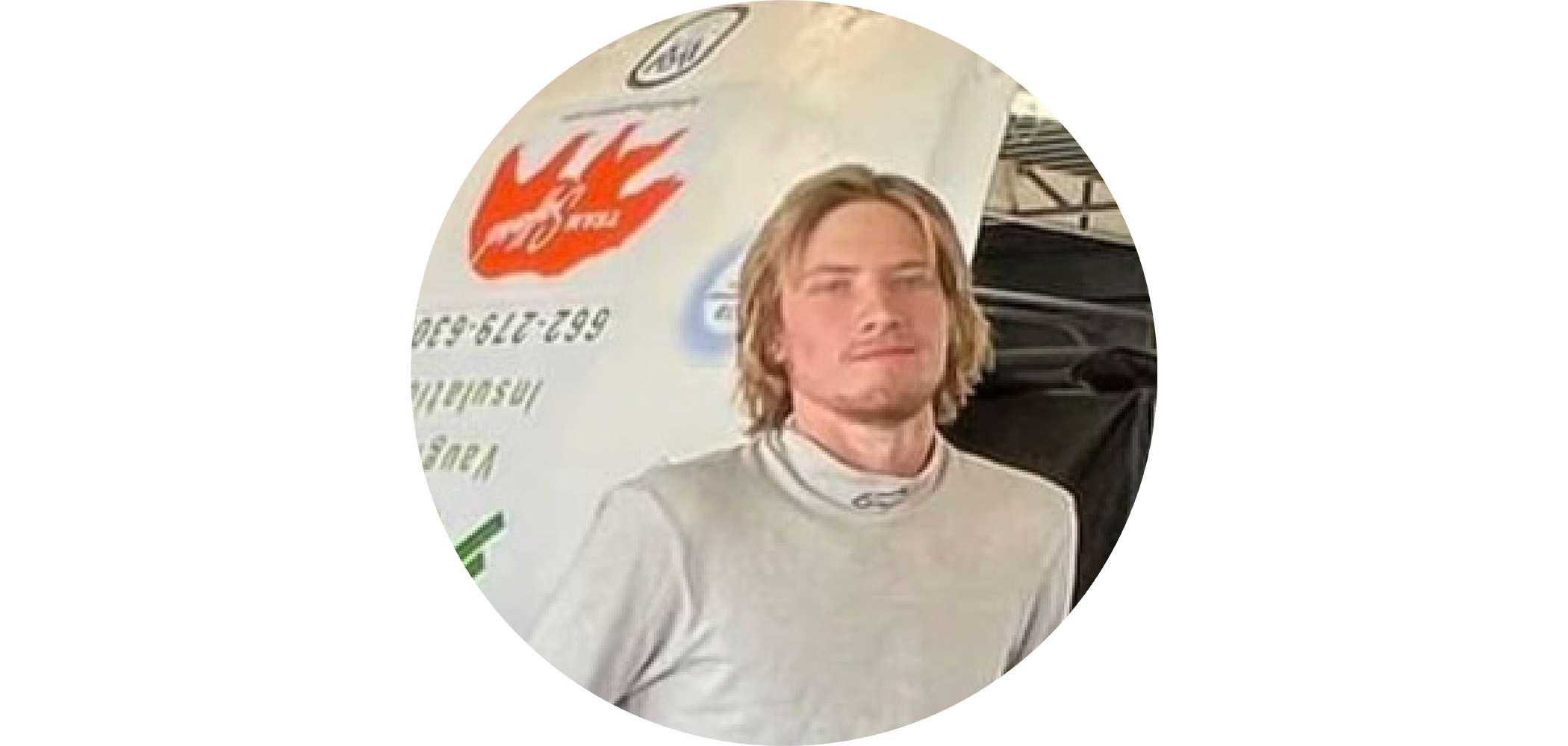 A photo of Nascar driver Nick White.